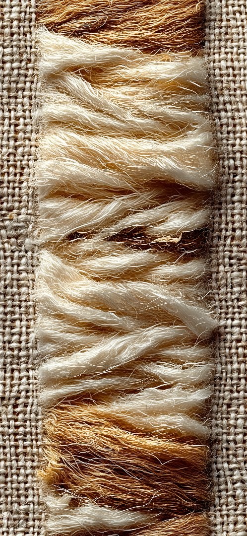 Natural linen fibre texture wallpaper